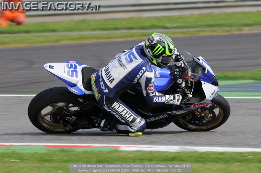 2009-05-09 Monza 0441 Supersport - Free Practice - Cal Crutchlow - Yamaha YZF R6